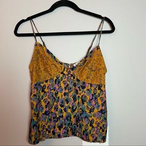 Intimately Free People tank leopard lace